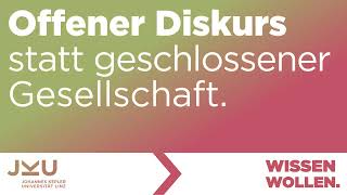 Antworten statt Konflikte an der JKU Linz Konstruktiv KritischDenken  WISSEN WOLLEN  JKU LINZ [upl. by Moshell322]