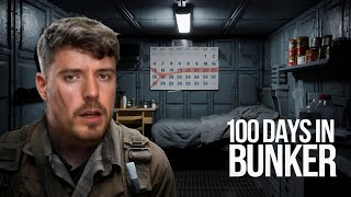 Survive 100 Days in Bunker Challange You win 500000  Mr Beast Hindi [upl. by Esimaj]