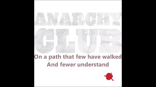 Anarchy Club  A Single Drop Of Red The Gentlemen Lyrics [upl. by Balliett]