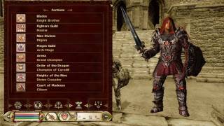 My Oblivion Character  Imperial Paladin [upl. by Kayley319]