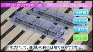 ﾀﾞｲｷﾝ加湿ｽﾄﾘｰﾏ空気清浄機TCK70R（お手入れ編） [upl. by Lenka]