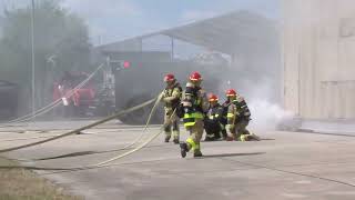 Firefighter  Fire Training Center  12M  US Army [upl. by Leahcimal18]