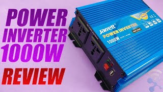 Jarrett Power Inverter 1000W 12V DC to 220V AC Review [upl. by Peyter]