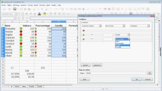 LibreOffice Calc  Le Formatage Conditionnel Jeu dicônes [upl. by Neehsar]