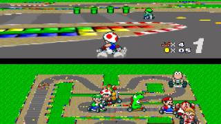 TAS SNES Super Mario Kart by cstrakm in 212702 [upl. by Giacamo]