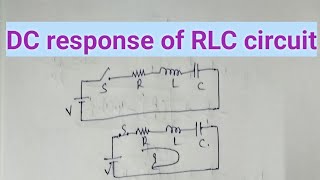 DC response of RLC circuitin TeluguTransient analysisdiplomaBtechsubscribe Suma study centre [upl. by Nea641]