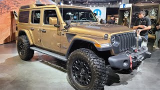 Does a 3 row Wrangler make sense 2022 Jeep Wrangler Overlook Concept [upl. by Nylsirk]