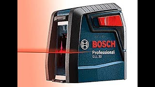 Bosch Self Leveling Cross Line Laser GLL 30 review [upl. by Nepsa711]