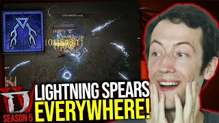 Diablo 4  The JOKER Sorc Build Lightning Spear [upl. by Anaeel]