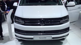 Volkswagen T6 Caravelle 2016 In detail review walkaround Interior Exterior [upl. by Einnor]