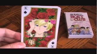 Ouran High School Host club Playing cards opening and review [upl. by Zemaj]