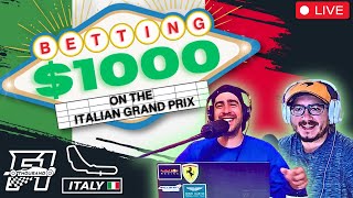 F1 BEST BETS  Italian GP LIVE [upl. by Noevart]