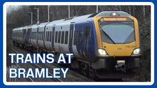 TRAINS at BRAMLEY WEST YORKSHIRE railway station [upl. by Fransisco]