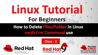 Linux Fundamentals Tutorial in Hindi  How to Delete FliesFolder in Linux  rmdirrm Command use [upl. by Kilam375]