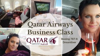 Trip Report  QATAR AIRWAYS Business Class  Boeing 7878  Al Mourjan Business Lounge The Garden [upl. by Suzette428]