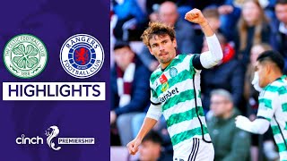 Celtic vs Rangers 21 Highlights  Scottish Premiership 2024  Lundstram Red Card  ORiley Goal [upl. by Brett]