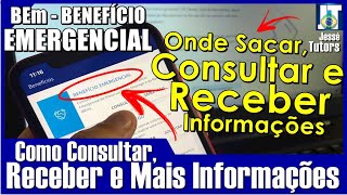 MELHOR VÍDEO COMO RECEBER CONSULTAR BENEFÍCIO EMERGENCIAL BEm e MAIS INFORMAÇÕES [upl. by Volotta835]