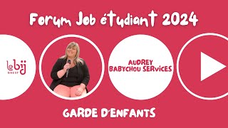 Job étudiant  garder des enfants avec BABYCHOU [upl. by Reggi]