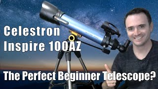 Celestron Inspire 100AZ  The perfect Beginner Telescope [upl. by Akoek]