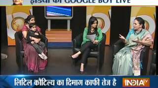 3yearold Google boys live test on India TV Part 3 [upl. by Parsaye]