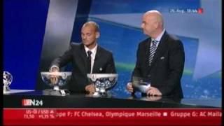 3 Auslosung  UEFA Champions League 1011 in Monaco [upl. by Doraj222]