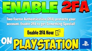 Enable 2FA on Fortnite for PlayStation Guide [upl. by Nils410]