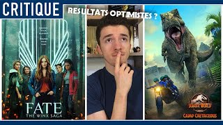 DESTIN  LA SAGA WINX amp JURASSIC WORLD  LA COLO DU CRÉTACÉ SAISON 2  DOUBLE CRITIQUE NETFLIX [upl. by Laynad]