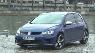 Essai Volkswagen Golf R 2014 [upl. by Akimit]