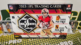 2023 Limited Football Hobby Box Opening 3 Hits per Box [upl. by Ellerahs469]