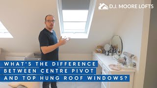 Whats The Difference Between Centre Pivot and Top Hung Roof Windows [upl. by Ainsworth]