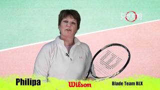 Wilson Blade Team BLX  Tennis Express Racquet Review [upl. by Oiludbo688]