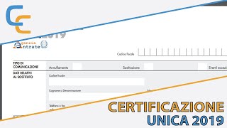 La certificazione unica CU [upl. by Luapnaej544]