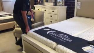 How To Keep XL Twin Mattresses From Separating Split King Adjustable Bed [upl. by Allac]