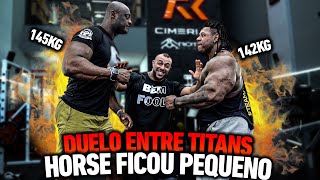 CARLAO VS SUPER TITAN  HORSE FICOU PEQUENO PERTO DELES [upl. by Rexferd157]