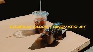 Fujifilm X100V  Cinematic 4k Video [upl. by Airam]