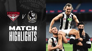 Essendon v Collingwood Highlights  Round 23 2021  AFL [upl. by Buffum]