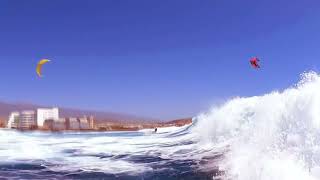 Kitesurfing El Medano Tenerife🏝️ coachingkitesports [upl. by Drusi604]