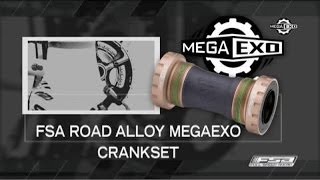 How To Install And Maintain An Alloy Road MegaExo Crankset  FSA Road [upl. by Searby34]