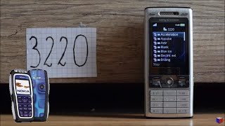 NOKIA 3220 RINGTONES ON SONY ERICSSON K800i [upl. by Felton399]