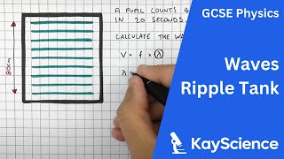 Measuring Waves in a Ripple Tank Required Practical  GCSE Physics  kaysciencecom [upl. by Gerri]