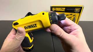 DEWALT 8V MAX Cordless Screwdriver Kit Gyroscopic 2 Batteries Electric DCF680N2 Review [upl. by Aiak600]