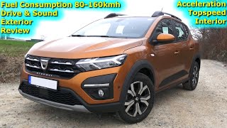 2022 Dacia Sandero Stepway TCe 90 91 PS TEST DRIVE [upl. by Nohsauq]