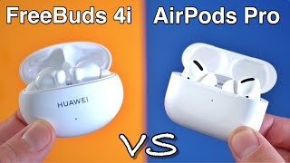 Huawei FreeBuds 4i VS Apple AirPods Pro  Which Ones are Better [upl. by Dennet]