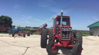 International 1566 tractor sells online auction [upl. by Nalrah397]