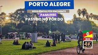 A vida voltando ao normal em Porto Alegre Curtindo o pôr do sol no Corpus Christi de 2024 [upl. by Nodnal]