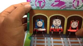 Thomas and Friends Pop Up Book with a Flash light unboxing and Review PleaseCheckout [upl. by Lyrradal958]