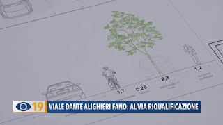 Viale Dante Alighieri Fano al via lavori di riqualificazione [upl. by Calla]