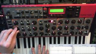 Nord Rack 3 Ramlbings 02  Unison Pad Stuff [upl. by Lamiv]