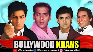 Bollywood Khans  Shahrukh Khan  Salman Khan  Aamir Khan  Saif Ali Khan  Jukebox 1 [upl. by Eyoj612]