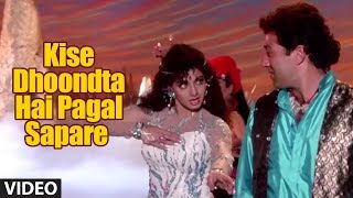 Kise Dhoondta Hai Pagal Sapare  Full Song  Nigahen  Anuradha Paudwal  Sunny Deol Sridevi [upl. by Anirdnajela]